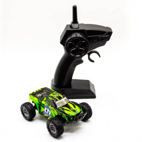 Mini voiture RC Monster truck radio-commandé MT-4 1/32