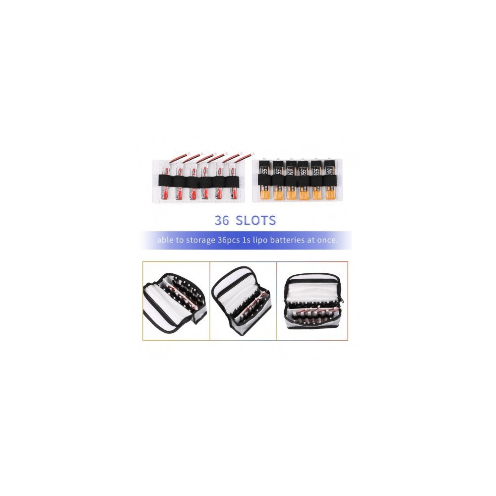 Sac De Sécurité Ignifuge Et étanche Pour Batteries LiPo - Protection Anti-explosion Pour Documents, Bijoux Et Objets De Valeur (Noir, 230x300 Mm)