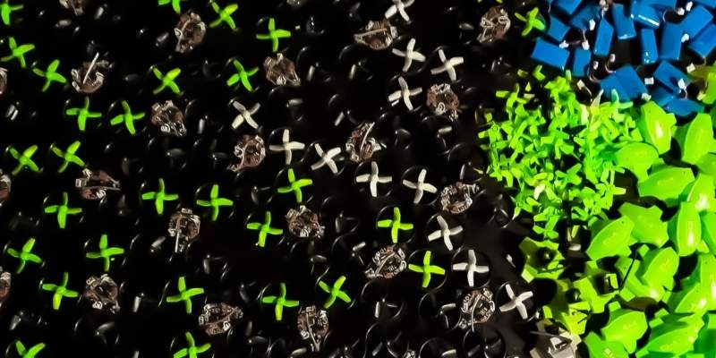 Remplacer une hélice sur un mini drone après un crash